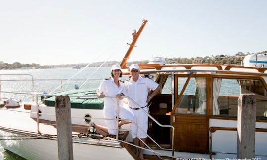 40' Vlaming Luxury Historic Wooden Boat Charter in East Fremantle