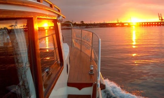 40' Vlaming Luxury Historic Wooden Boat Charter in East Fremantle