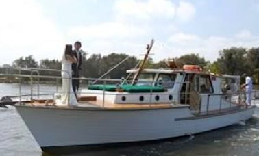 40' Vlaming Luxury Historic Wooden Boat Charter in East Fremantle