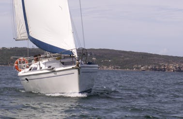Sailing Sydney Harbour on Luxury Sailboat
