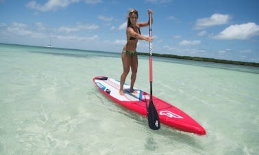 Aluguel de pranchas de remo e aulas de SUP na praia de Alykes em Zakinthos, Grécia