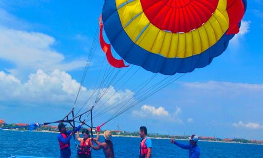 Parasailing in Indonesia