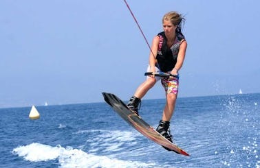 Wakeboarding Rides with Motor Boat in Bali, Indonesia