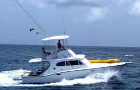 Deep Sea Fishing on 36ft Sport Fisherman Charter in St Michael, Barbados