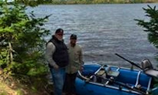 Bass Boat Fishing Charter in Northwest Piscataquis, Maine