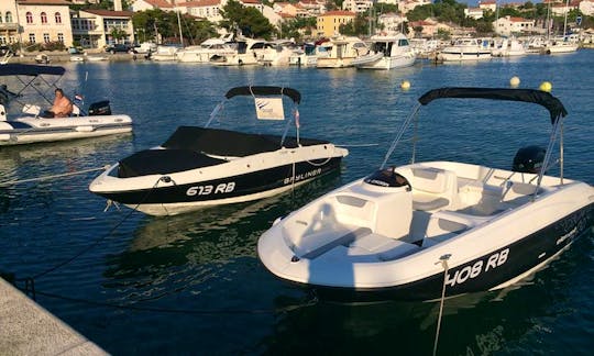 16' Deck Boat Rental and Tours in Rab, Croatia
