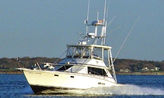36ft Sportfisherman Boat Charter in Point Judith, Rhode Island