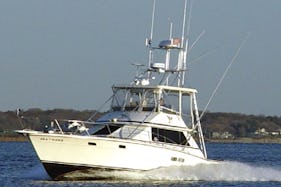 36ft Sportfisherman Boat Charter in Point Judith, Rhode Island