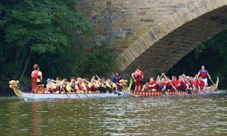 Dragon Boat Racing in River Leam