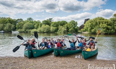 Lunch at The Anglers Canoe Trip - Richmond, London