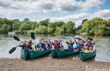 Lunch at The Anglers Canoe Trip - Richmond, London