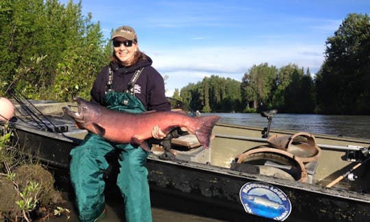 Guided Fishing Trip On 17ft Jon Boat In Skwentna, Alaska