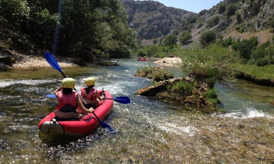 Kayak Safari Trips in the Zrmanja River