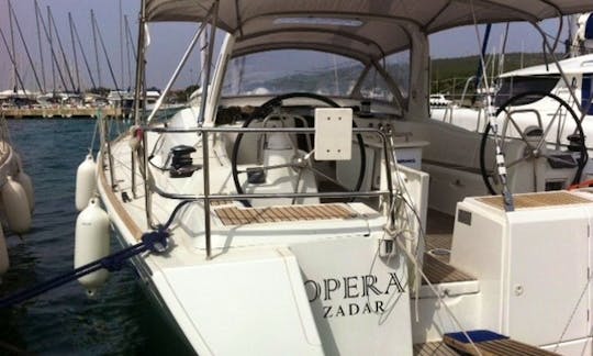Charter a 50ft 'Opera' Oceanis Family Cruising Monohull in Bibinje, Croatia