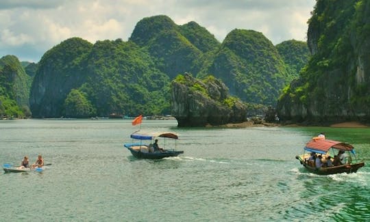 Feel the fresh air of the ocean in Hanoi Hà Nội, Vietnam on this Boat