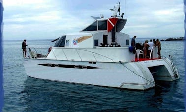 Catamaran Netuno - diving in Abrolhos - Caravelas, Bahia