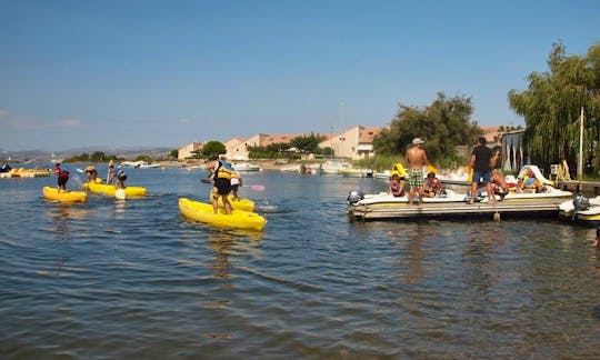 Lake Canoe For Hire in Leucate, France