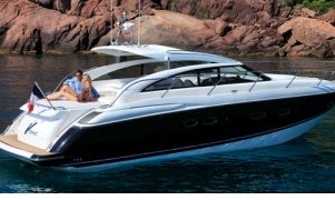 44' Princess V42 Motor Yacht Charter in Portals Nous, Spain