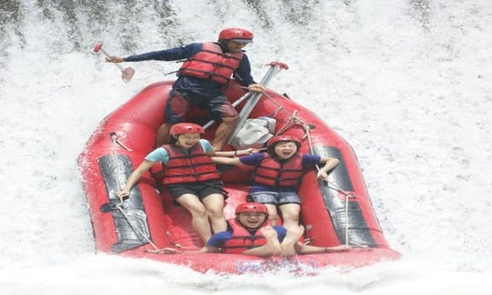 White Water Rafting at Telaga Waja River