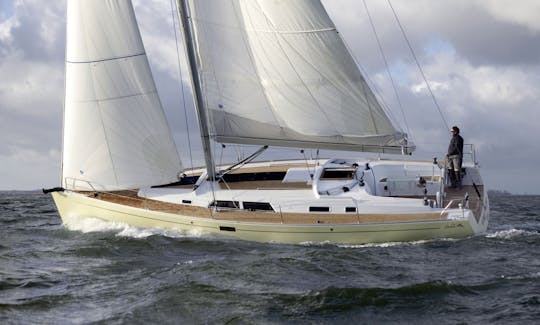 Charter a 43ft Hanse Sailing Yacht in Valencia, Spain for up to 10 people