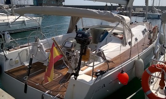 Charter a 43ft Hanse Sailing Yacht in Valencia, Spain for up to 10 people