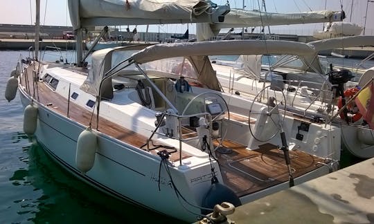 Charter a 43ft Hanse Sailing Yacht in Valencia, Spain for up to 10 people