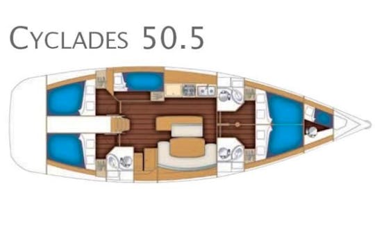 Beneteau Cyclades 50.5 Monohull Charter in Imola