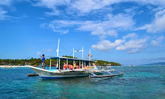 Wooden Boat in Boracay Island