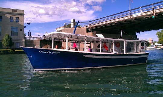 Queen of Peace cruising along the Erie Canal & upper Niagara River