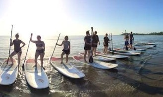 Memorable stand up paddle boarding adventure in Sandgate, Australia
