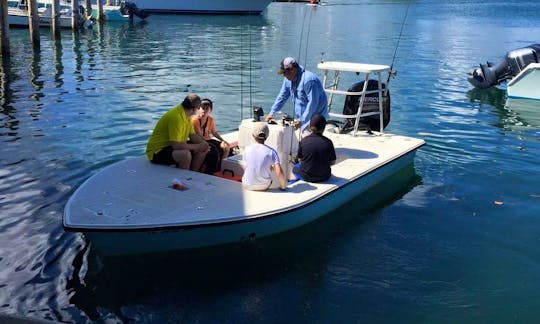 Enjoy 19 ft Bay Boat Tarpon Fishing Charter in San Juan, Puerto Rico