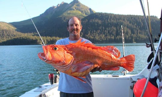 48' Motor Yacht Charter in Halibut Cove, Alaska