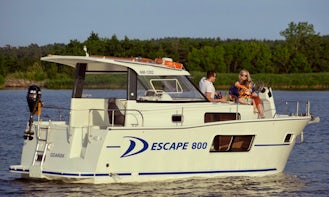 Delphia Escape 800 Motor Yacht Rental & Charter in Zagreb, Croatia