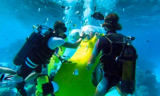 Underwater Scooter Adventure In Bora Bora, French Polynesia