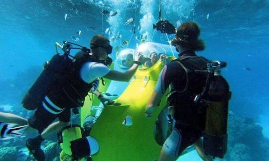 Aventura de scooter subaquático em Bora Bora, Polinésia Francesa