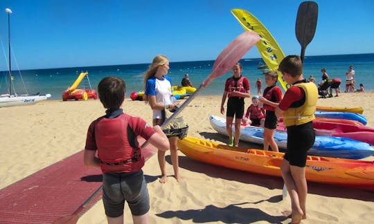 Single Ocean Kayak Hourly Rental in Luz, Faro