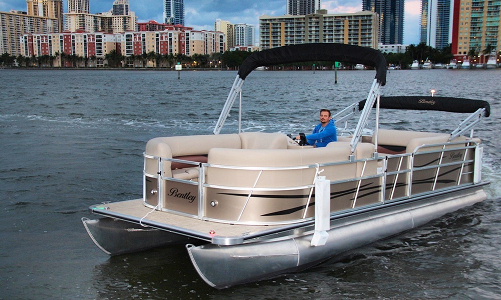 Rent 24 Pontoon Boat In North Miami Beach Florida Getmyboat