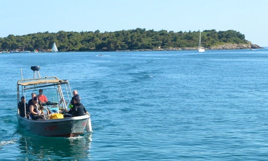 Boat Diving Trips and Dive Lesson for 6 Person in Pjescana Uvala, Croatia