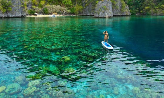 Tours y cursos de surf de remo y yoga en Loboc