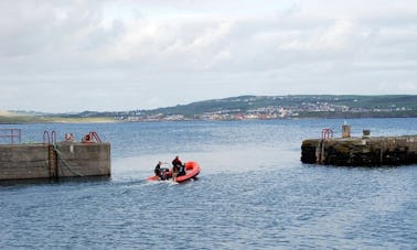 Barco de mergulho Sea Wolf na Irlanda