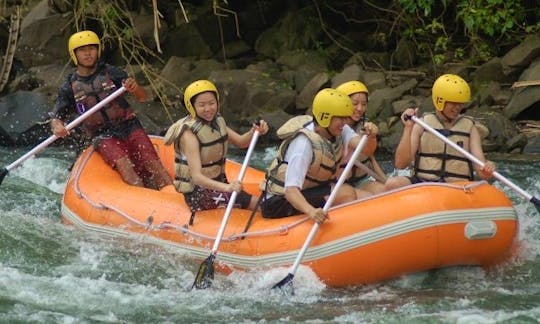 Fun White Water Rafting in Kota Kinabalu, Malaysia