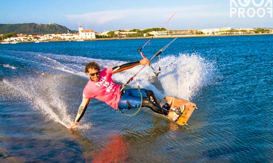 Kitesurfing in Esposende, Portugal