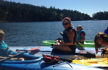 Single Kayak, Paddle Board, Canoe and Laser Sailboat Rentals in Southern Gulf Islands