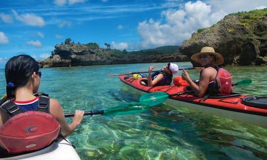 Enjoy Sea Kayaking Tour in West end of Iriomote Island in Japan