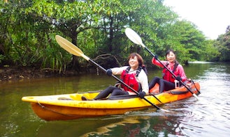 Sea Kayaking for 2 Person on the Iriomote Island in Japan