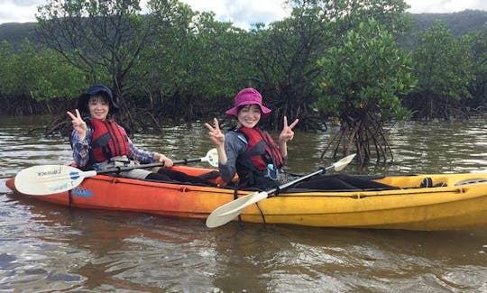 Piragüismo de mar para 2 personas en la isla de Iriomote en Japón