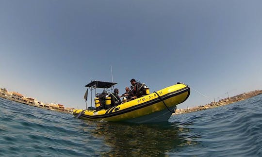 Rent 26ft 'Kraken' RIB In Cabo de Palos, Spain