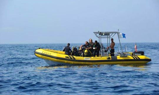 Rent 26ft 'Kraken' RIB In Cabo de Palos, Spain