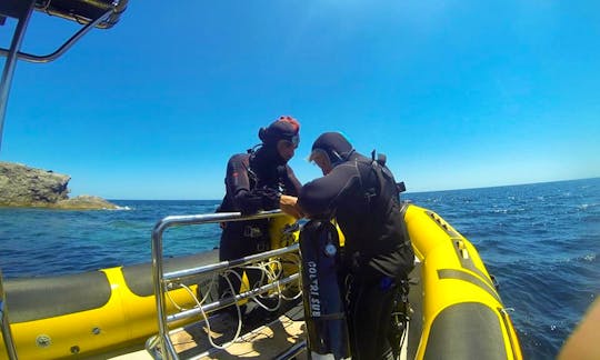 Rent 26ft 'Kraken' RIB In Cabo de Palos, Spain