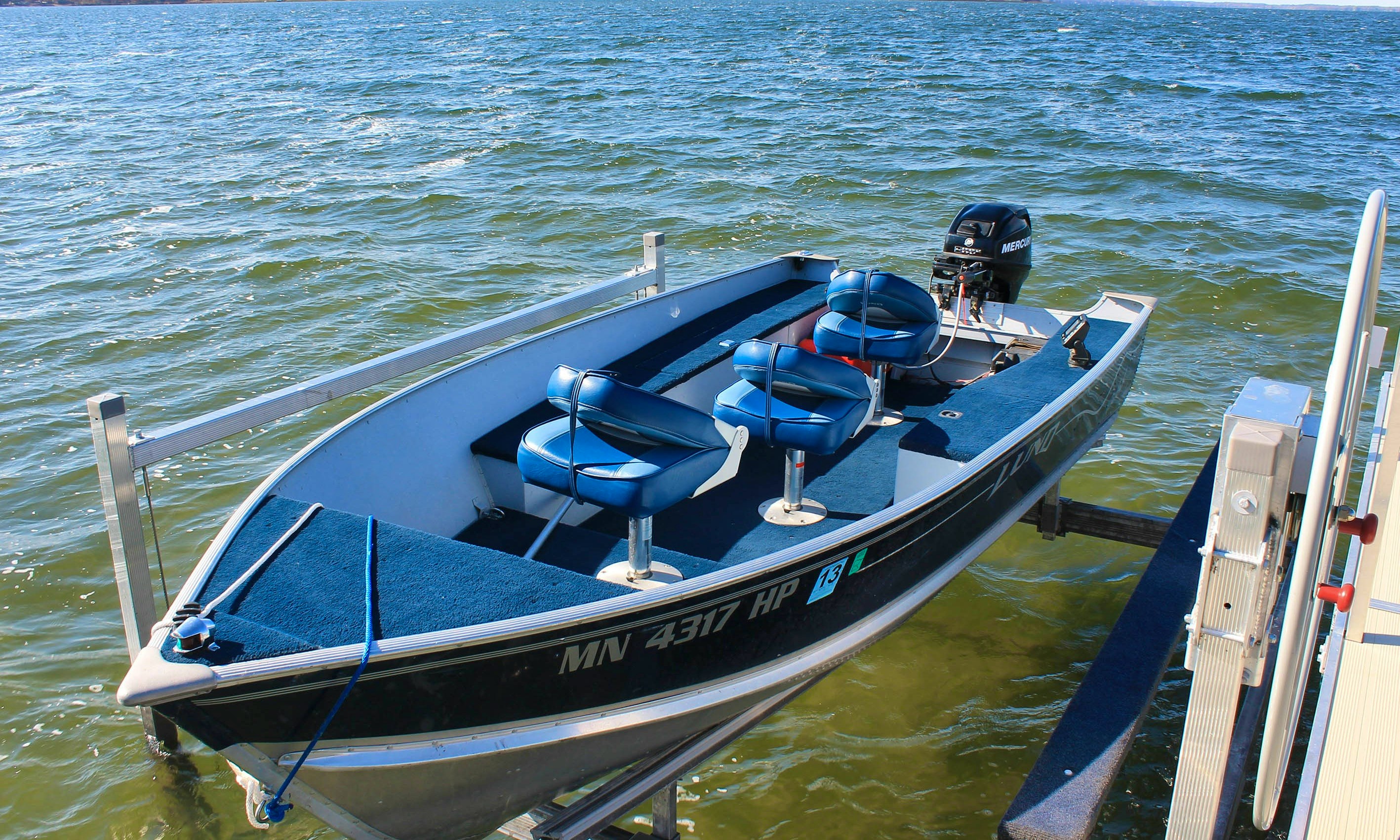 14 ft Aluminum Fishing Boat Rental in Chitek Lake | GetMyBoat